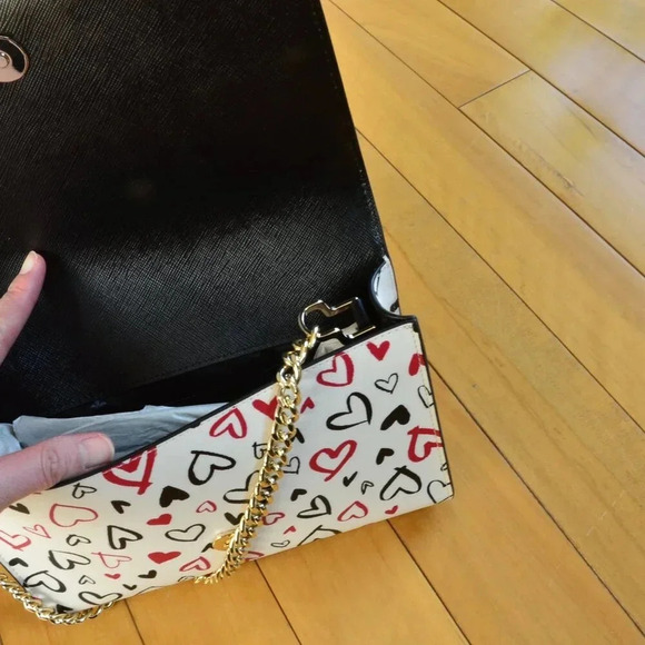 Kate Spade Carson Convertible Crossbody Heart Printed KA494 - Picture 8 of 10